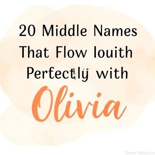 20 Middle Names That Flow Perfectly with Olivia